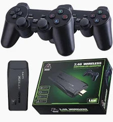 🎮 Console Retro Game Stick 4K – 20.000+ Jogos Clássicos com Controle Sem Fio