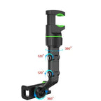 Suporte Veicular 2 em 1 – Celular e GPS no Retrovisor