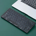 ⌨️ Teclado Mini Multimídia com Fio – Compatível com PC, Notebook, TV, iPad e Android