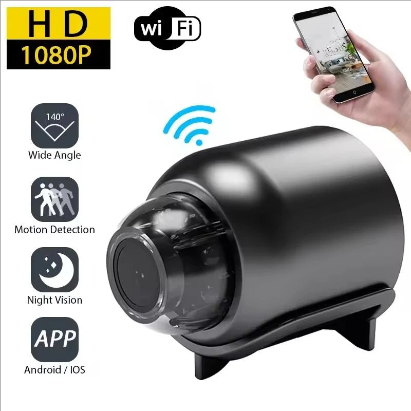 📹 Mini Câmera X5 1080P Full HD – Visão Noturna e Detecção de Movimento