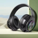 Fones de Ouvido Bluetooth RGB B39 – Cancelamento de Ruído, Dobrável, HIFI Estéreo, TF Card e Ideal para Esportes