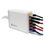 ⚡ Carregador Turbo 50W com 6 Portas USB e USB-C – Super Carregamento Rápido PD QC 4.0