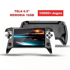 Console Portátil Retrô 5" IPS HD – Suporte Multi-Sistemas, Saída HDMI e Memória Expansível
