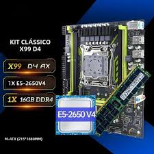 Conjunto de Placa Mãe SOYO X99