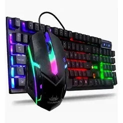 Kit Gamer GTX350 – Teclado e Mouse com LED Backlight, USB, Para PC e Notebook – Combo Gamer Preto