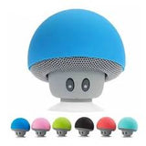 Mini Caixa de Som Bluetooth Cogumelo Portátil com Ventosa – Alto-falante Sem Fio para Celular, PC e Tablet – Design Fofo Rosa